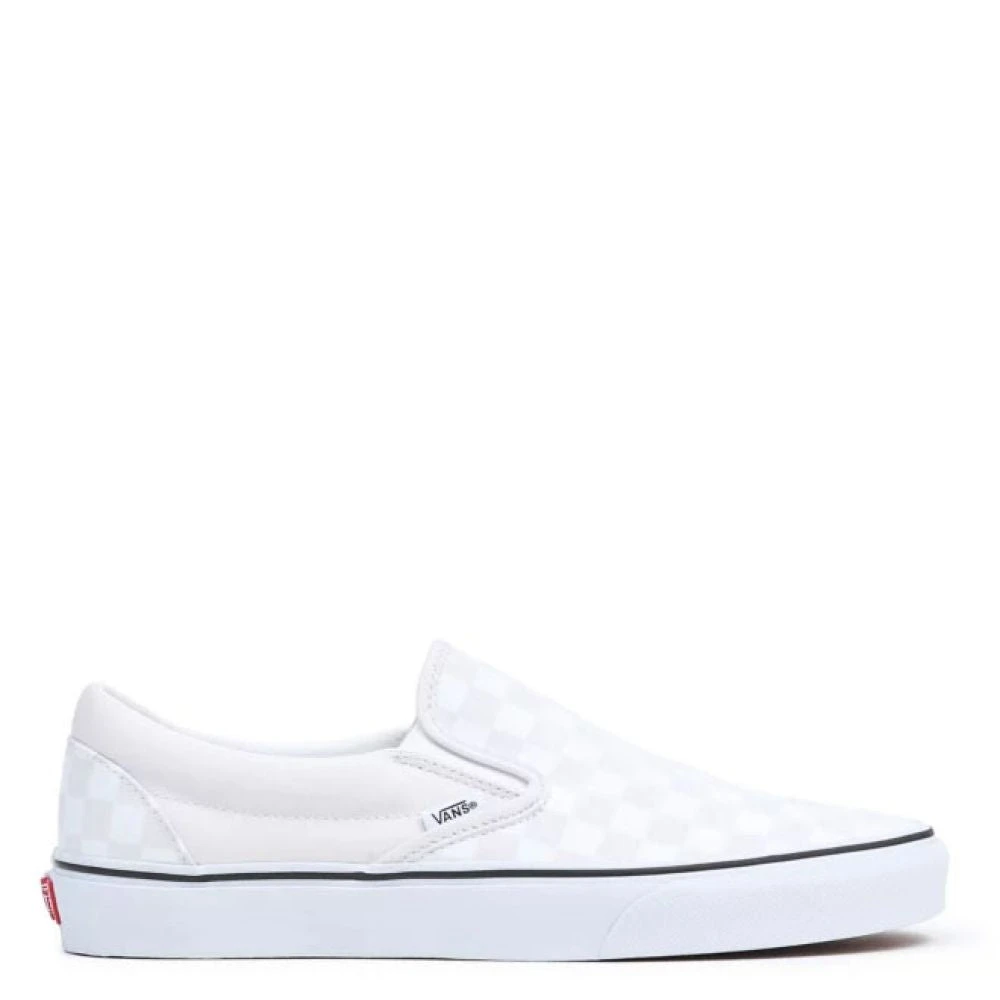 Vans Colour Theory Checkerboard Classic Slip-On In Cloud 3 Vans Colour Theory Checkerboard Classic Slip-On In Cloud