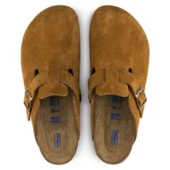 Birkenstock Boston Softbed Suede Leather In Mink (Narrow Width) 8 Birkenstock Boston Softbed Suede Leather In Mink (Narrow Width) -Fashion Shoes 1009542 1009543 3 1100x