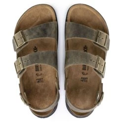 Birkenstock Men's Milano CT Oiled Leather In Faded Khaki 9 Birkenstock Men's Milano CT Oiled Leather In Faded Khaki -Fashion Shoes 1018427 510w 4 1100x