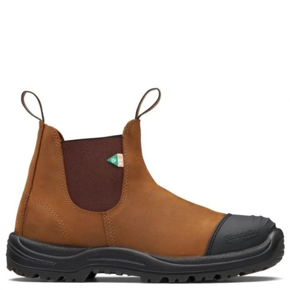 Blundstone Work & Safety Boot Rubber Toe Cap 169 In Saddle Brown 4 Blundstone Work & Safety Boot Rubber Toe Cap 169 In Saddle Brown - Image 2