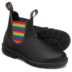 Blundstone Women's Original 2105 In Black With Rainbow Elastic And Contrast Stitching -Fashion Shoes 2105 3 1 1100x