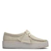 Clarks Women's Wallabee Cup In White Nubuck