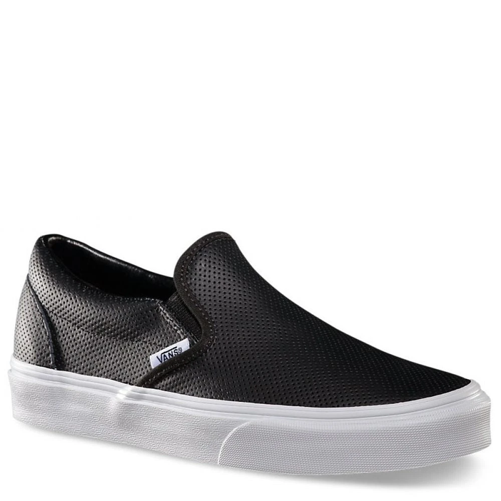 Vans Perf Leather Slip-On In Black - Image 3