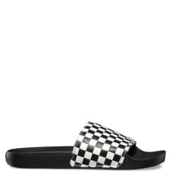 Vans Men's Slide-On In Checkerboard Black/White -Fashion Shoes 3 0 3000 vans slide checkerboard 4kiip9 1 1100x
