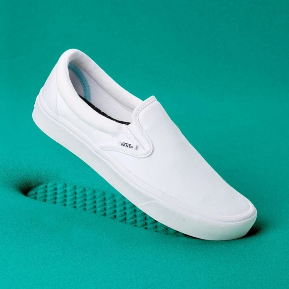 Vans ComfyCush Slip-On In White 4 Vans ComfyCush Slip-On In White - Image 2
