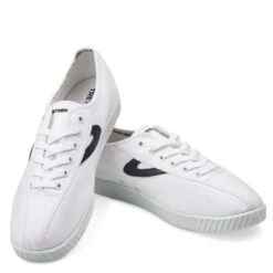 Tretorn Nylite Plus Canvas In White/Navy -Fashion Shoes 480167031 3 1100x