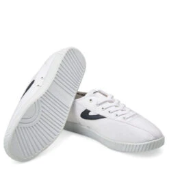 Tretorn Nylite Plus Canvas In White/Navy -Fashion Shoes 480167031 4 1100x