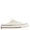 Converse Chuck 70 Mule Recycled Canvas In Egret/Egret/Black -Fashion Shoes 4 1100x