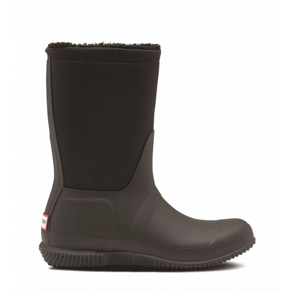 Hunter Women's Original Insulated Roll Top Sherpa Boot In Black 3 Hunter Women's Original Insulated Roll Top Sherpa Boot In Black