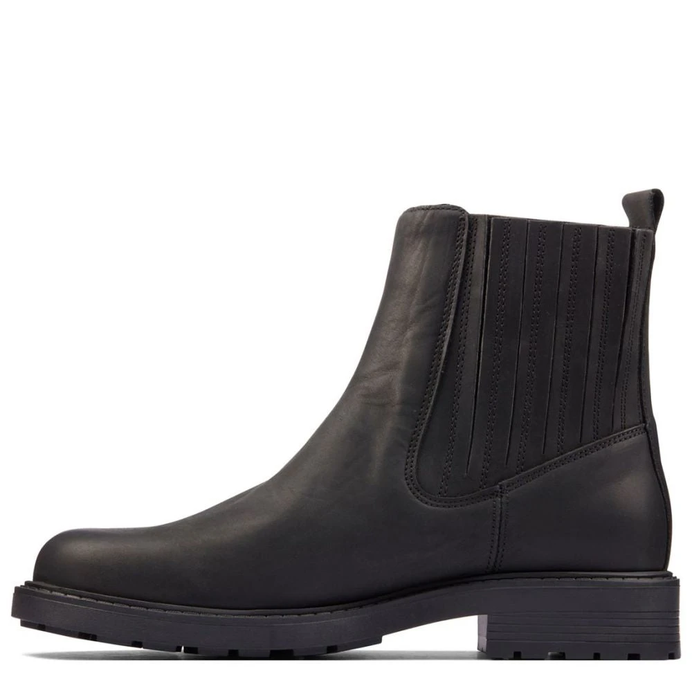 Clarks Women's Orinoco2 Mid In Black Leather 5 Clarks Women's Orinoco2 Mid In Black Leather - Image 3