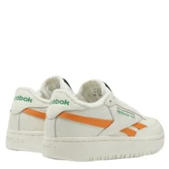 Reebok Women's Club C Double Revenge In Chalk/Glen Green/Peach Fuzz -Fashion Shoes RB GV7031 1141 3 1100x