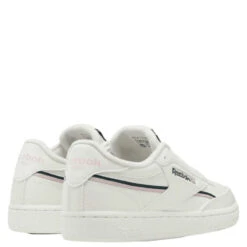 Reebok Women's Club C 85 Vegan In Chalk/Pink Glow/Forest Green -Fashion Shoes RB GY9732 1143 3 1100x
