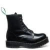 Solovair 8 Eye Zip Platform Derby Boot In Black Hi-Shine -Fashion Shoes SV S8 551 BK ZIP HI 111 1 1100x