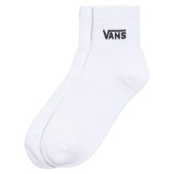 Vans Half Crew Socks In White (Medium)