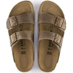Birkenstock Arizona Oiled Leather In Tobacco Brown (Narrow Width) -Fashion Shoes b i bi 352203 616 4 1100x
