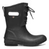 Bogs Women's Amanda II Lace Rain Boot In Black