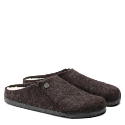 Birkenstock Men's Zermatt Shearling Wool Felt In Mocha -Fashion Shoes bi 1016570 2099 2 1100x