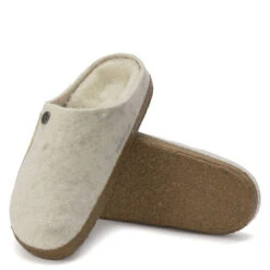 Birkenstock Women's Zermatt Shearling Wool Felt In Ecru (Narrow Width) 9 Birkenstock Women's Zermatt Shearling Wool Felt In Ecru (Narrow Width) -Fashion Shoes bi 1023195 2094 4 1100x