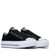Converse Women's Chuck Taylor All Star Lift Low Top In Black -Fashion Shoes c o convers chuck taylor all star lift low top black 560250c 5 1100x