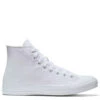 Converse Chuck Taylor All Star Mono Canvas High Top In White Monochrome -Fashion Shoes c o converse chuck taylor all star monochrome high top white 1u646 3 1100x