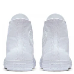 Converse Chuck Taylor All Star Mono Canvas High Top In White Monochrome -Fashion Shoes c o converse chuck taylor all star monochrome high top white 1u646 5 1100x