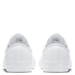 Converse Chuck Taylor All Star Mono Leather Low Top In White Monochrome -Fashion Shoes c o converse chuck taylor all star monochrome leather low top white 136823 5 1100x
