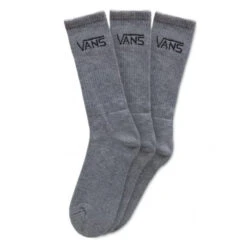 Vans Classic Crew Sock In Heather Grey (Large)
