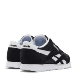 Reebok Women's Classic Nylon In Black/White 11 Reebok Women's Classic Nylon In Black/White -Fashion Shoes fv4506 6 footwear photography back lateral top view white 1100x