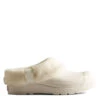 Hunter Women's Play Vegan Shearling Insulated Clogs In White -Fashion Shoes ht wff1000rsp 1062 1 1100x