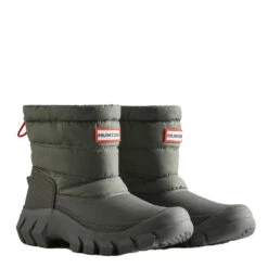 Hunter Women's Intrepid Insulated Short Snow Boots In Urban Grey -Fashion Shoes ht wfs2108wwu 1068 2 1100x