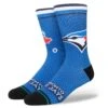 Stance X MLB Battling Practice Crew In Blue -Fashion Shoes in a558a23bpt blu 1 1100x