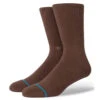 Stance Classic Crew Icon In Brown -Fashion Shoes in m311d14ico brn 1 1100x