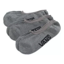 Vans Classic Super No Show Sock In Heather Grey (Large)