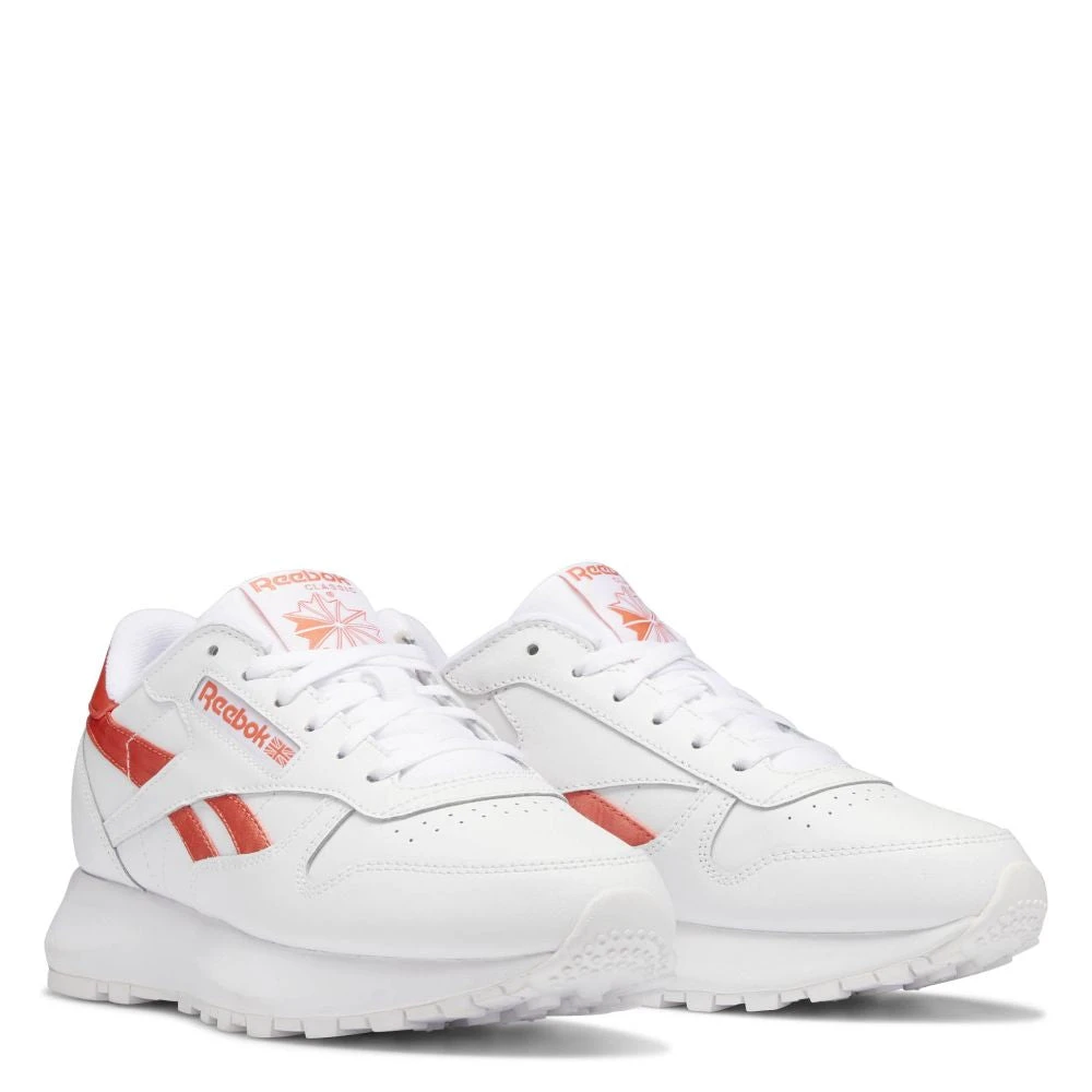 Reebok Women's Classic Leather Sp In Ftwwht/Ftwwht/Smorfl 4 Reebok Women's Classic Leather Sp In Ftwwht/Ftwwht/Smorfl - Image 2