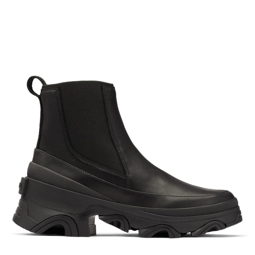 Sorel Women's Brex Chelsea Bootie In Black/Black 3 Sorel Women's Brex Chelsea Bootie In Black/Black