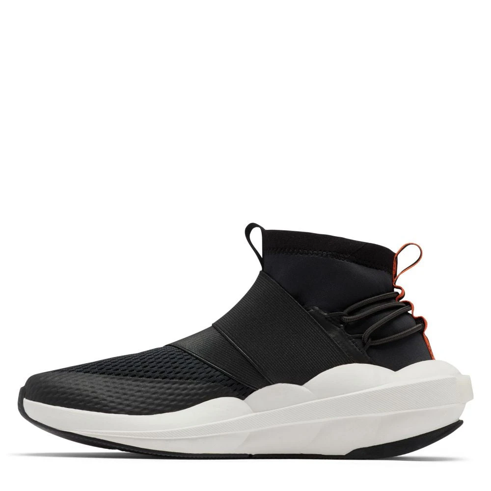 Sorel Women's Explorer Defy Mid In Black/Sea Salt 5 Sorel Women's Explorer Defy Mid In Black/Sea Salt - Image 3