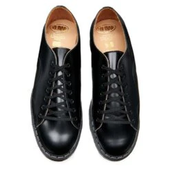Solovair Monkey Shoe In Black Hi-Shine -Fashion Shoes sv 730 bk 121 4 1100x