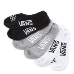 Vans Women's Canoodle Super No Show Sock In Multi (Small)