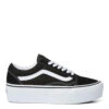 Vans Women's Old Skool Stackform In Suede/Canvas Black/True White -Fashion Shoes vn 0a7q5m6bt 4230 1 1100x