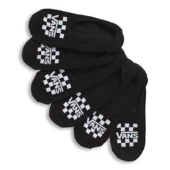 Vans Classic Canoodle Super No Show Sock In Black (Large)